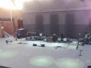 empty stage
