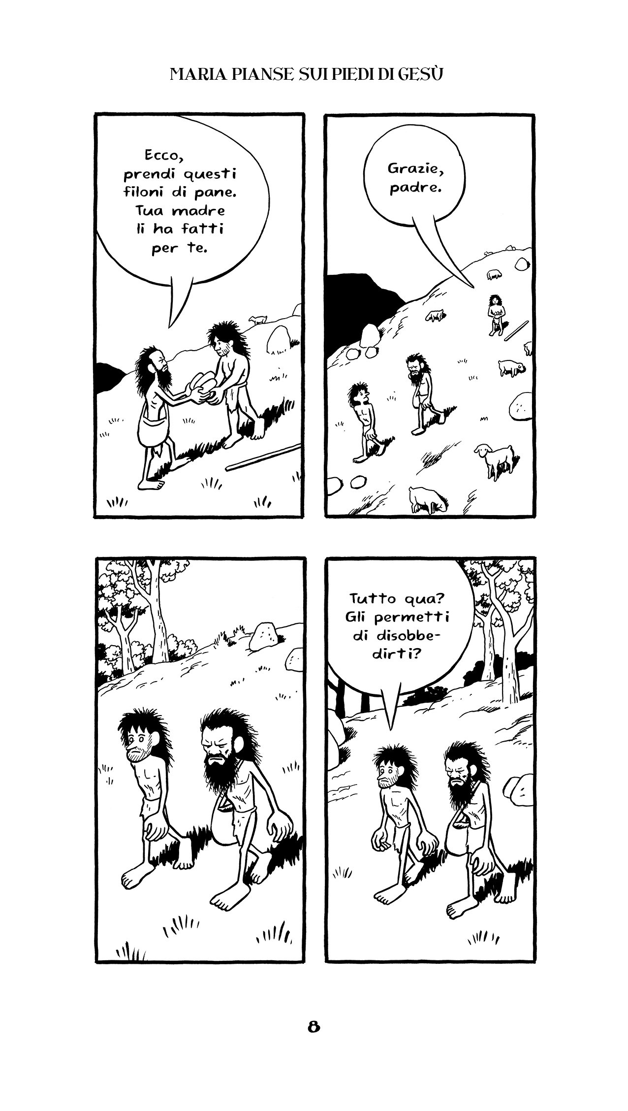 maria pianse sui piedi di gesù