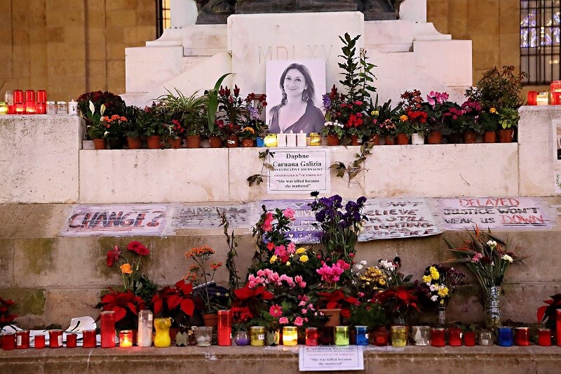 Daphne Caruano Galizia - Monumento dell'Assedio