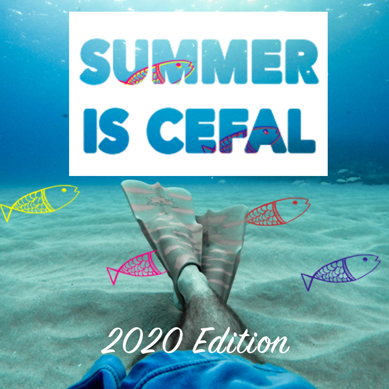Summer is cefal, grafica di Luigi Ferrara