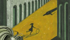 De Chirico: interno metafisico con biscotti